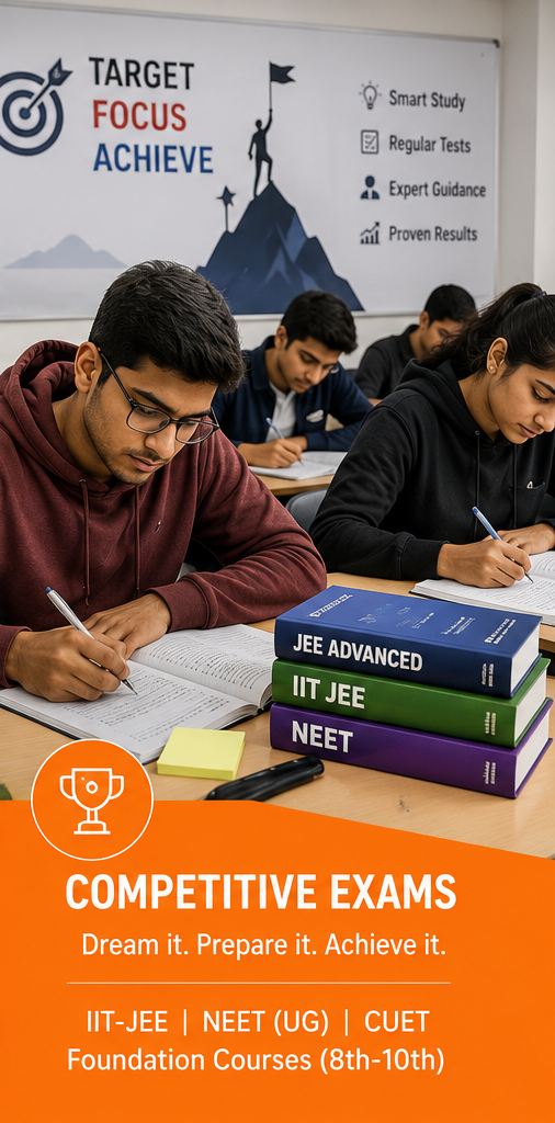 JEE NEET CUET Foundation Competitive Exams